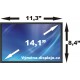 Laptop Bildschirm HSD141PK11 LCD Display 14,1“ 30Pin CCFL - Glänzend