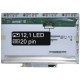 Laptop Bildschirm Normal LCD Display 12,1“ 20Pin WXGA LED - Glänzend