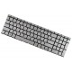 HP 15-CS0014NC Laptop Tastatur, Silber, ohne Rahmen, Hintergrundbeleuchtete , CZ/SK