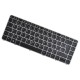 HP kompatibilní 819876-001 Laptop Tastatur, CZ / SK Silberner Rahmen, hintergrundbeleuchtete