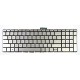 HP Pavilion 15-BC Laptop Tastatur, CZ / SK Silber, ohne Rahmen, Hintergrundbeleuchtete 