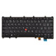 Kompatibilní 00PA132 Laptop Tastatur, CZ / SK Schwarz, Hintergrundbeleuchtete, mit Rahmen 